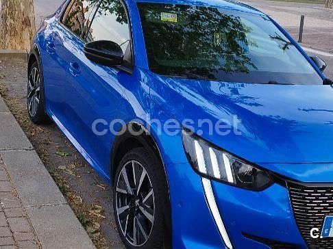 Usado Peugeot 208 GT 100 CV (73 kW) 2021 Azul Utilitario