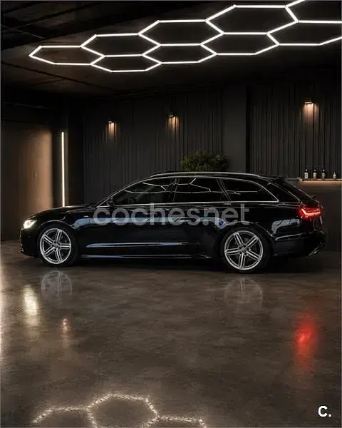 Usado Audi A6 S-Line 204 CV (150 kW) 2013 Negro Familiar