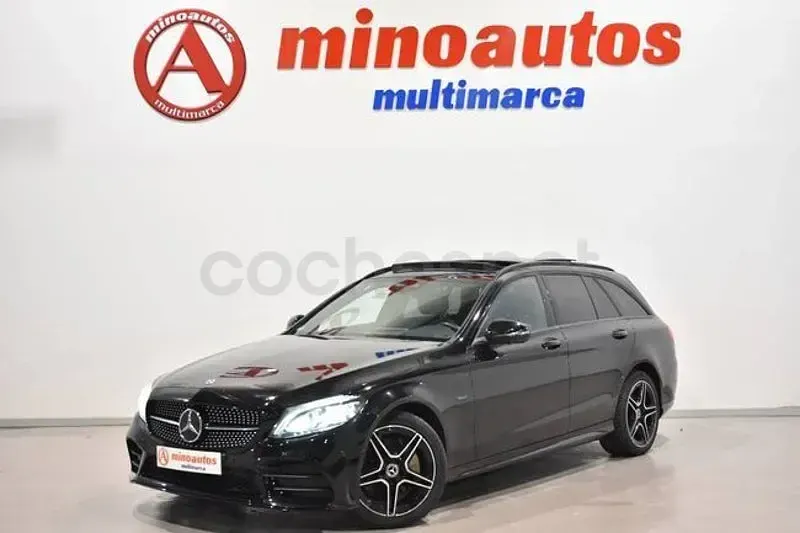 Usado Mercedes C300e 306 CV (225 kW) 2020 Negro Familiar