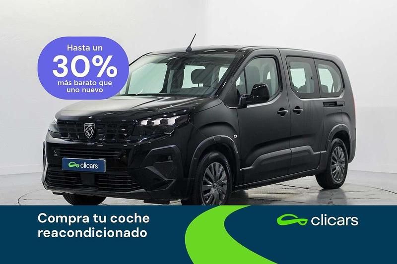 Negro Usado 2025 Peugeot e-Rifter Allure Monovolumen | 27.290 € (Un poco caro) - Imagen 1/4