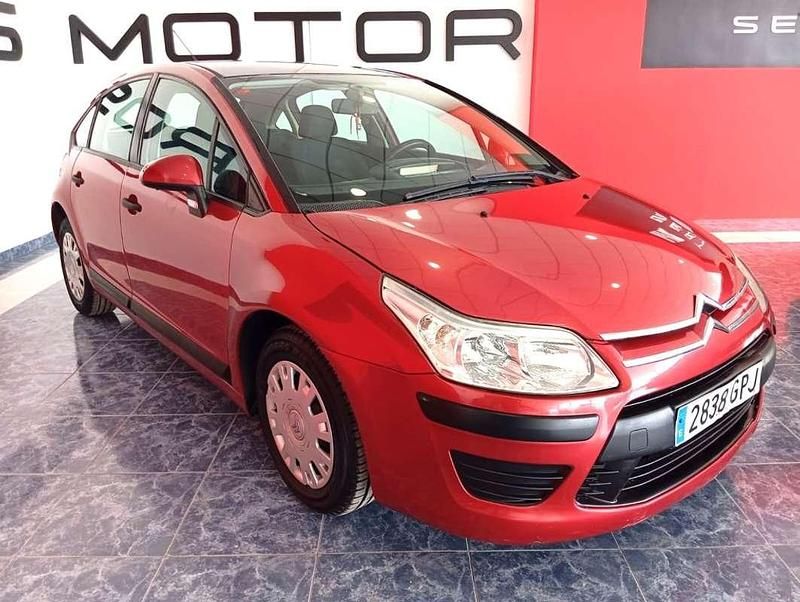 Usado Citroën C4 90 CV (66 kW) 2009 Rojo Utilitario