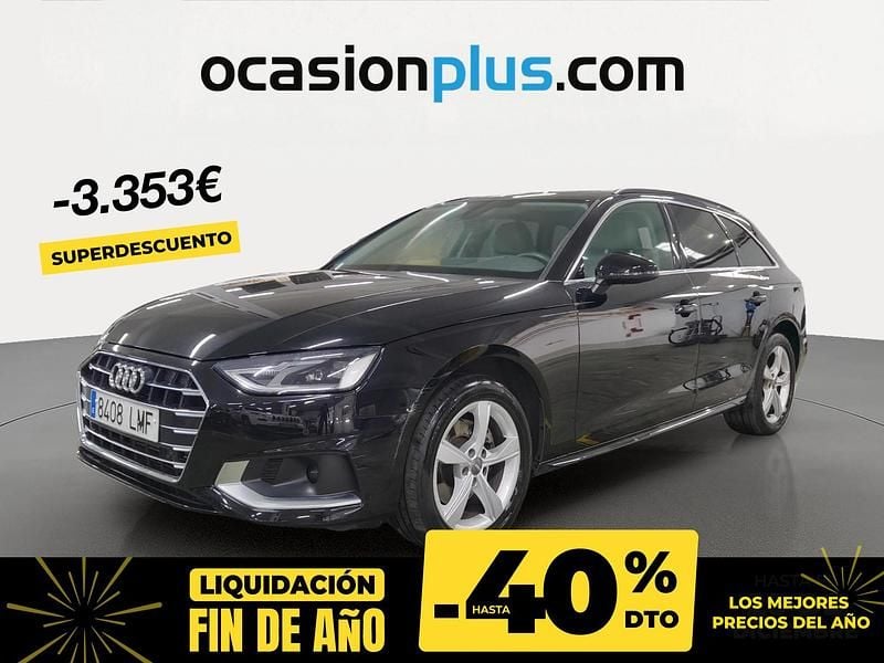 Negro Usado 2021 Audi A4 Advanced Plus Familiar | 23.490 € (Precio justo) - Imagen 1/4