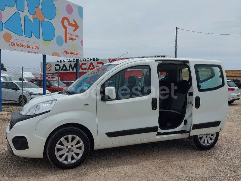 Blanco Usado 2019 Fiat Qubo Lounge Monovolumen | 9400 € (Precio justo) - Imagen 1/4