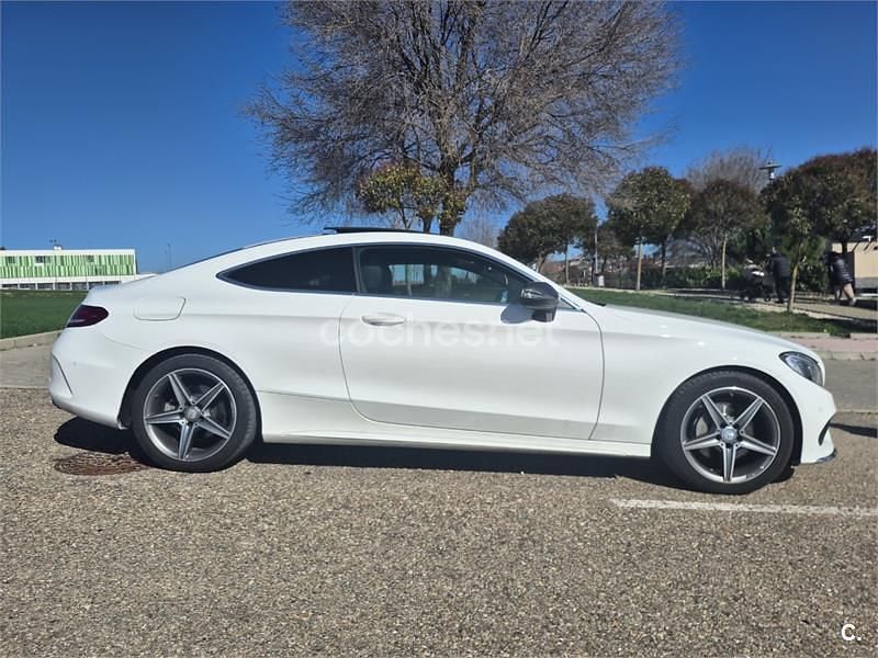 Usado Mercedes C200 184 CV (135 kW) 2017 Blanco Coupe
