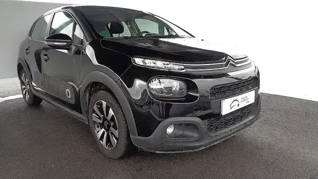Usado Citroën C3 Feel 82 CV (60 kW) 2019 Negro Utilitario