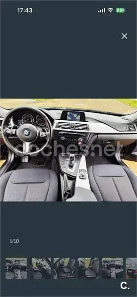 Usado BMW 320 Gran Turismo 184 CV (135 kW) 2013 Negro Berlina