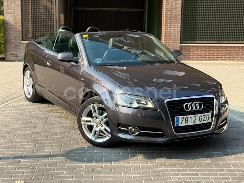 Gris / plata Usado 2010 Audi A3 Cabriolet Ambition Descapotable | 9990 € (Precio justo) - Imagen 1/4