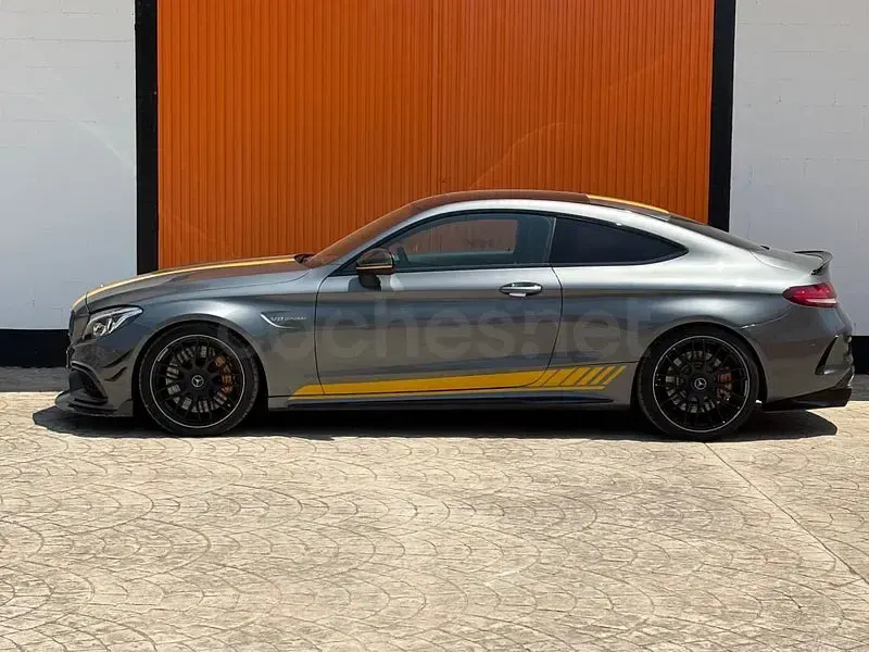 Usado Mercedes C63S AMG 510 CV (375 kW) 2017 Gris / plata Coupe
