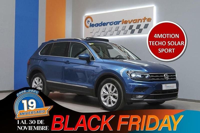 Azul Usado 2019 VW Tiguan Sportline SUV | 27.900 € (Buen precio) - Imagen 1/4