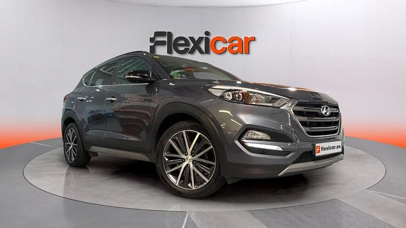 Usado Hyundai Tucson GO! 177 CV (130 kW) 2018 Azul SUV
