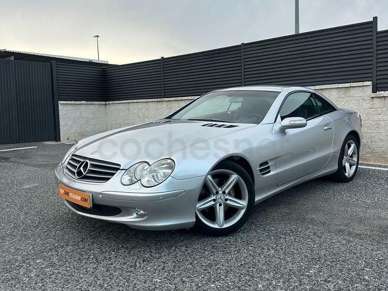 Usado Mercedes SL350 245 CV (180 kW) 2006 Gris / plata Descapotable