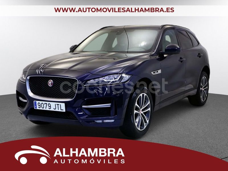 Azul Usado 2017 Jaguar F-Pace R-Sport SUV | 19.960 € (Precio justo) - Imagen 1/4