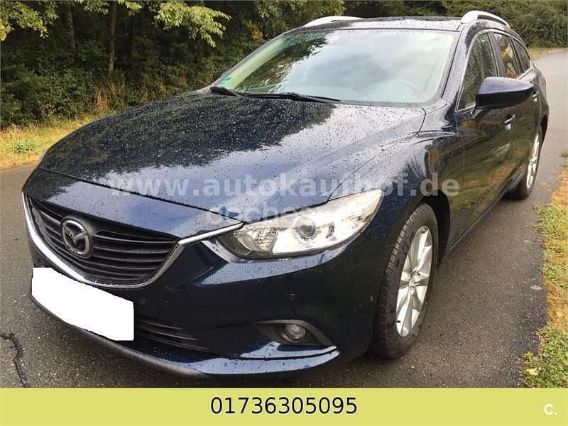 Azul Usado 2014 Mazda 6 Comfort Familiar | 8900 € (Precio justo) - Imagen 1/4