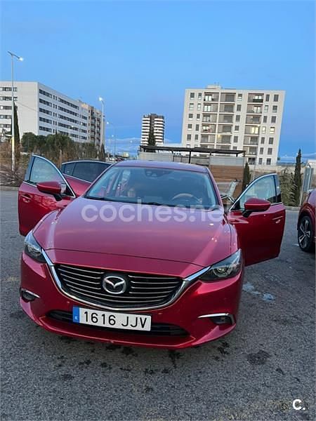 Rojo Usado 2015 Mazda 6 Luxury Berlina | 8500 € (Precio justo) - Imagen 1/4