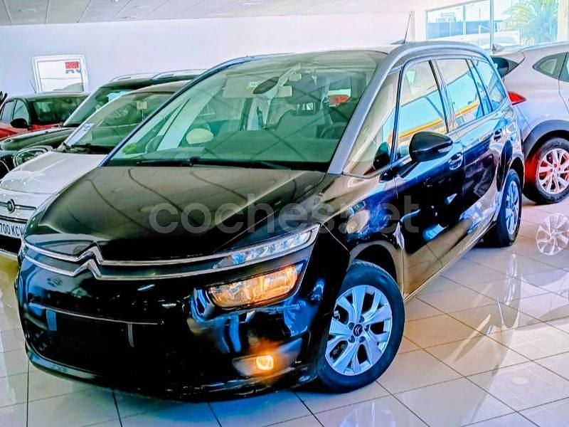 Usado Citroën Grand C4 Picasso Live 130 CV (95 kW) 2016 Negro Monovolumen