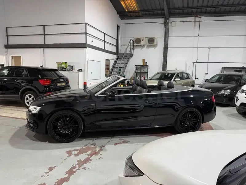 Usado Audi A5 Cabriolet S-Line 245 CV (180 kW) 2012 Negro Descapotable