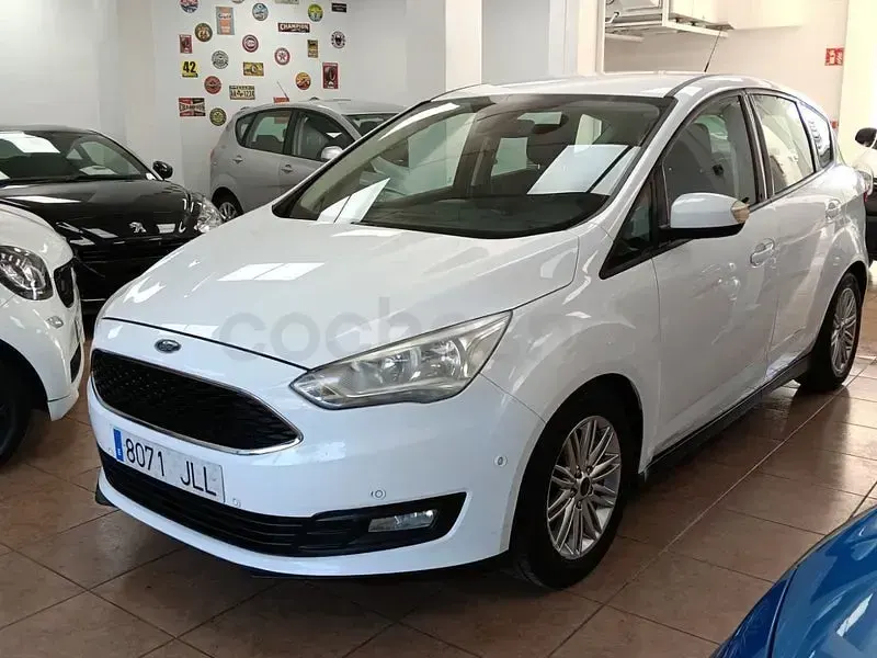 Usado Ford C-MAX Trend 125 CV (91 kW) 2015 Blanco Monovolumen