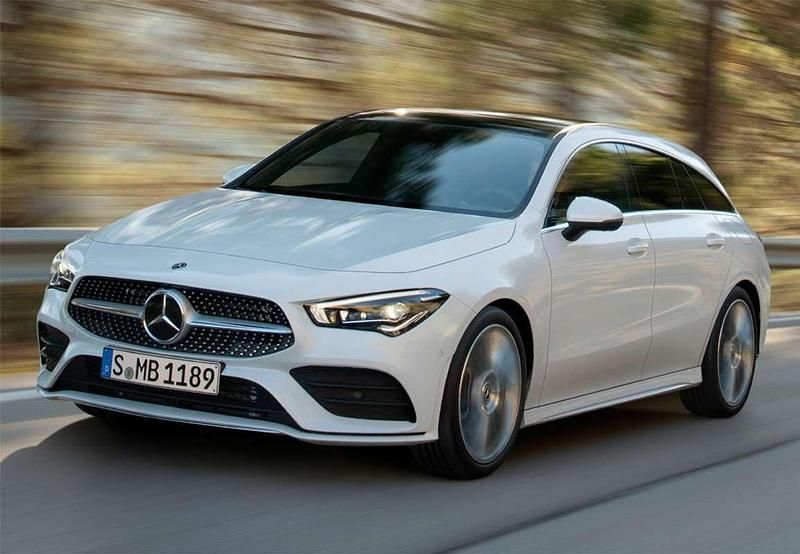 Usado Mercedes CLA200 Shooting Brake 150 CV (110 kW) 2021 Gris Familiar