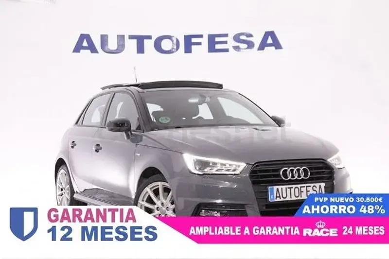 Usado Audi A1 Sportback Design 125 CV (91 kW) 2017 Gris / plata Utilitario