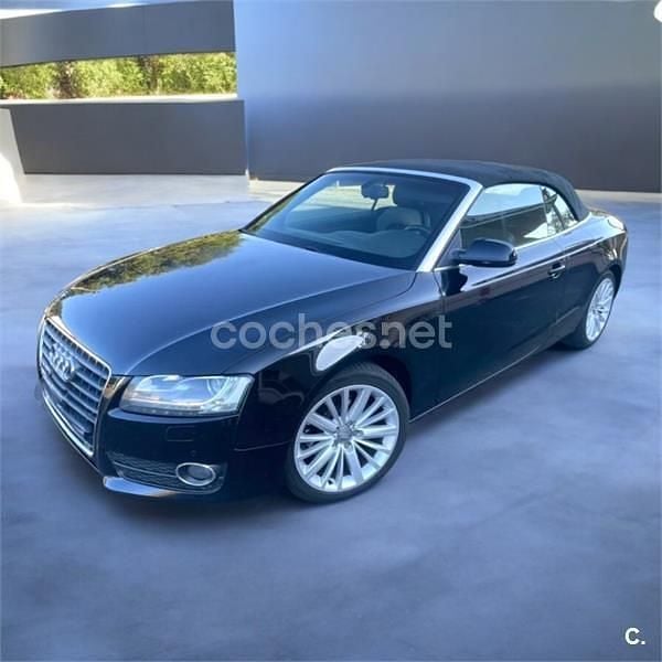 Negro Usado 2010 Audi A5 Cabriolet Descapotable | 11.000 € (Precio justo) - Imagen 1/4
