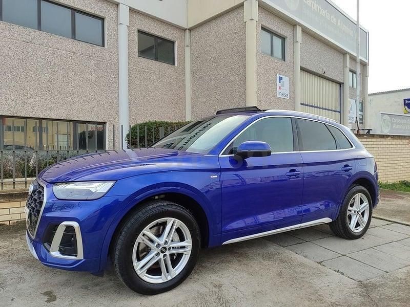 Usado Audi Q5 S-Line 299 CV (219 kW) 2021 Azul SUV