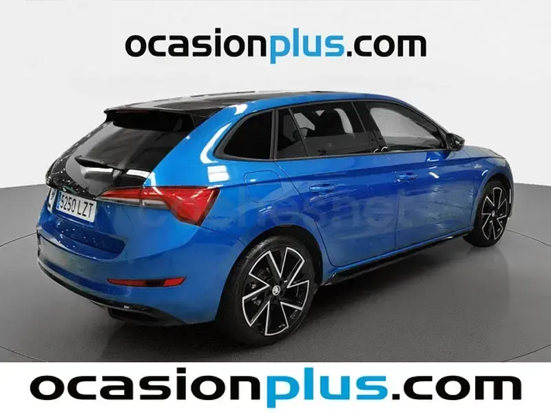 Usado Skoda Scala Monte Carlo 150 CV (110 kW) 2022 Azul Utilitario