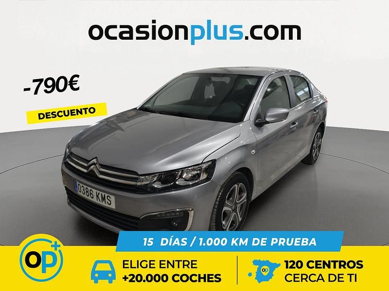 Gris Usado 2018 Citroën C-Elysee I Shine Berlina | 8700 € (Precio justo) - Imagen 1/4