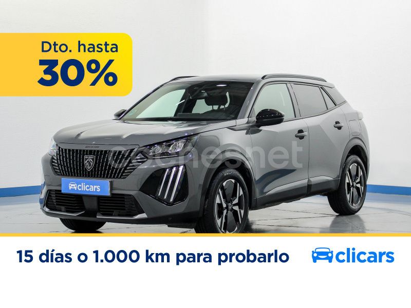 Gris Usado 2024 Peugeot 2008 Allure SUV | 18.490 € (Precio justo) - Imagen 1/4