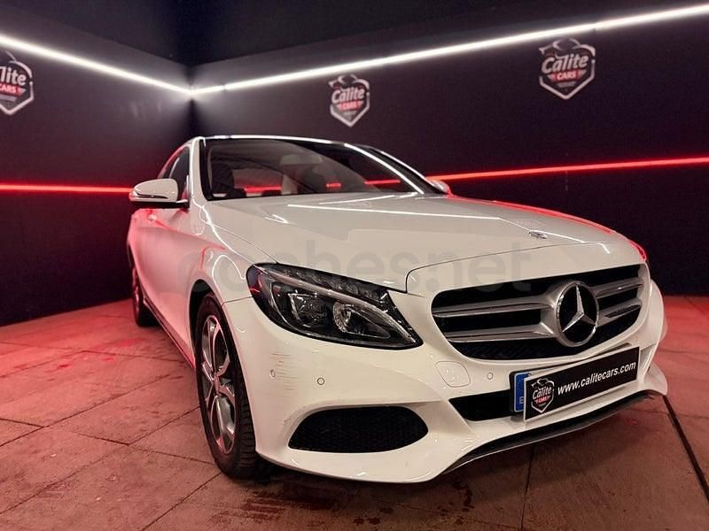 Usado Mercedes C200 Avantgarde 136 CV (100 kW) 2016 Blanco Berlina