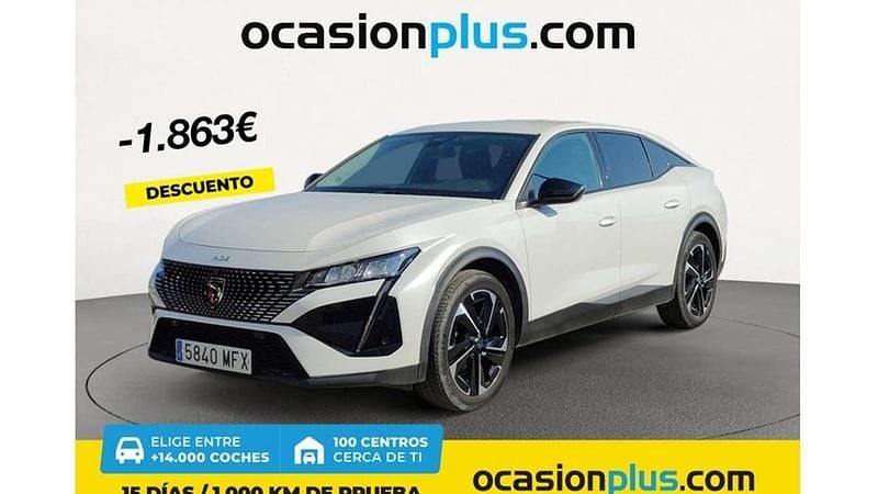 Blanco Usado 2023 Peugeot 408 Allure Berlina | 18.637 € (Super precio) - Imagen 1/4