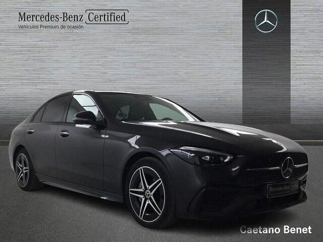 Usado Mercedes C300e AMG line 313 CV (230 kW) 2024 Gris grafito
