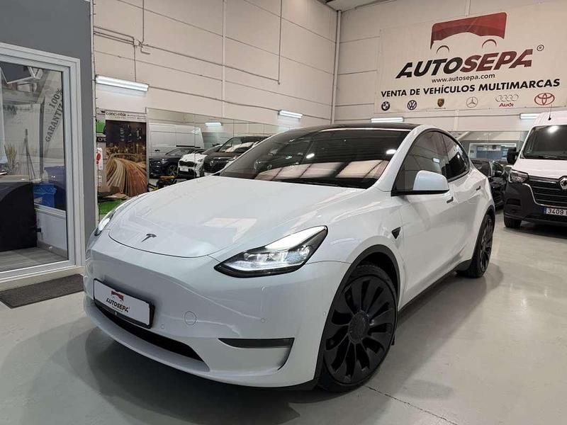 Blanco Usado 2022 Tesla Model Y Performance SUV | 35.300 € (Precio justo) - Imagen 1/4
