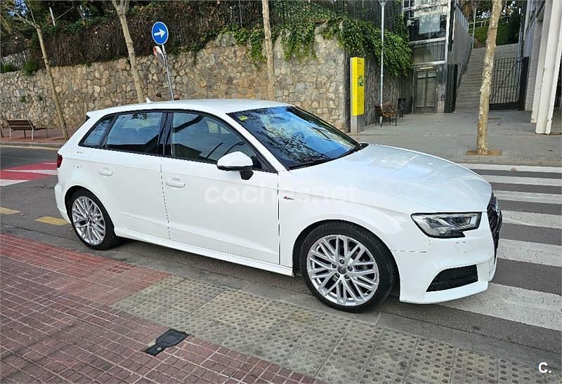 Usado Audi A3 S-Line 150 CV (110 kW) 2016 Blanco Berlina