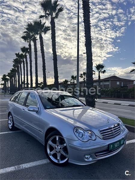 Gris / plata Usado 2006 Mercedes C180 Sport Edition Familiar | 5850 € (Buen precio) - Imagen 1/4