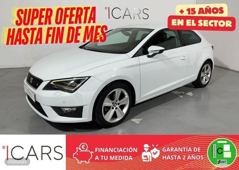 Usado Seat Leon FR 150 CV (110 kW) 2014 Blanco Berlina