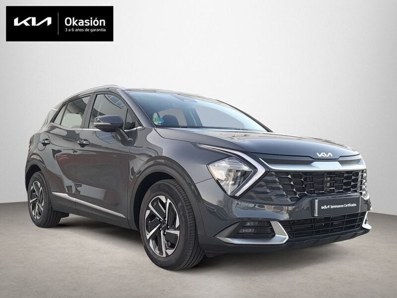 Gris Usado 2024 Kia Sportage SUV | 24.490 € (Precio justo) - Imagen 1/4