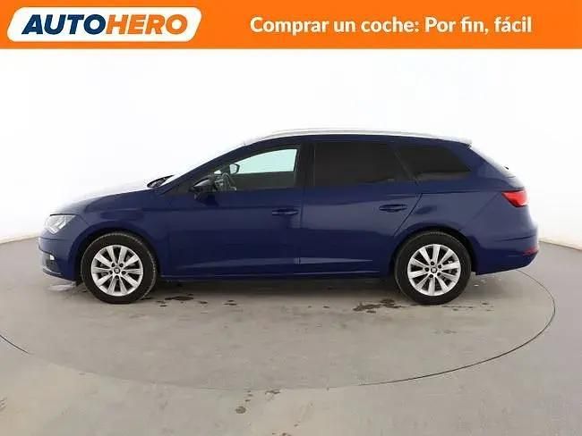 Brugt Seat Leon Style 115 HK (84 kW) 2017 Blå Stationcar