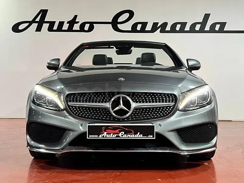 Usado Mercedes C220 170 CV (125 kW) 2017 Gris / plata Descapotable
