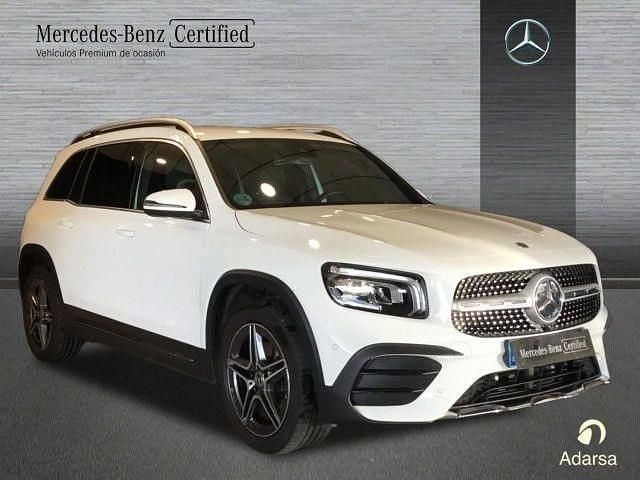 Usado Mercedes GLB200 AMG line 150 CV (110 kW) 2023 Blanco polar SUV