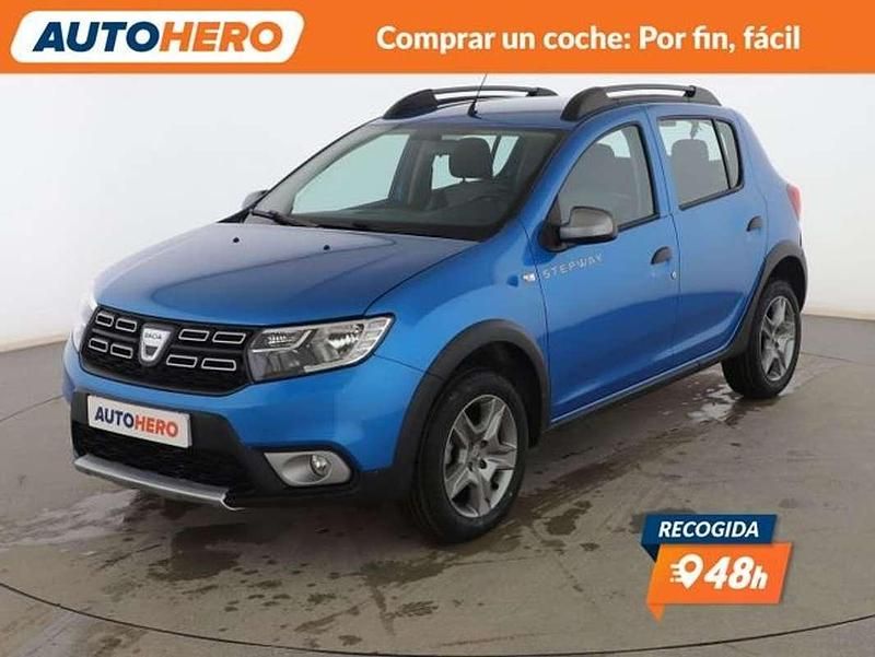 Azul Usado 2016 Dacia Sandero Stepway Ambiance Utilitario | 10.299 € (Precio justo) - Imagen 1/3