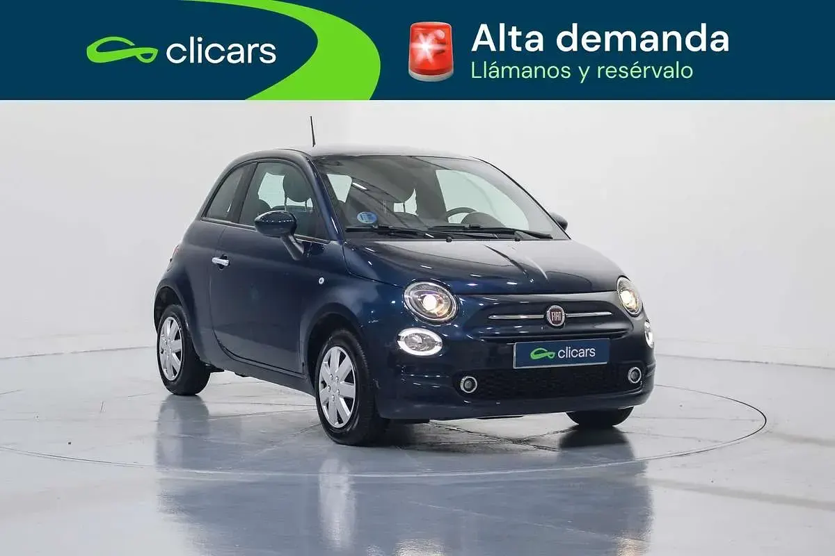 Usado Fiat 500 71 CV (52 kW) 2023 Azul Utilitario