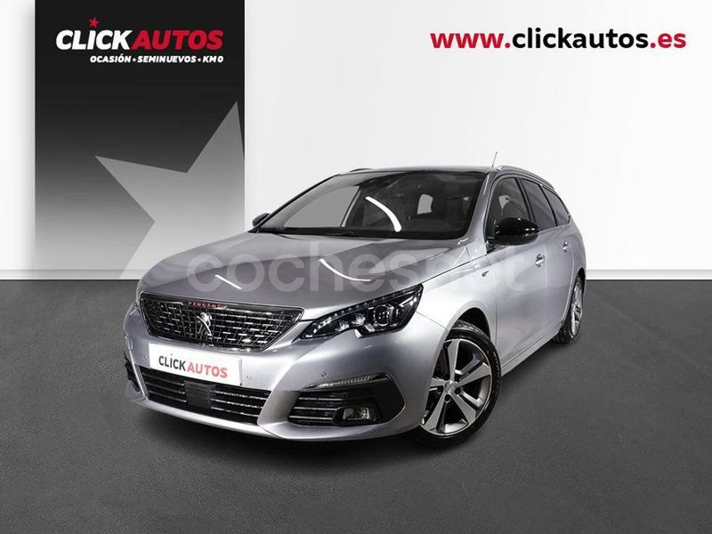 Gris Usado 2021 Peugeot 308 GT Familiar | 14.000 € (Precio justo) - Imagen 1/4