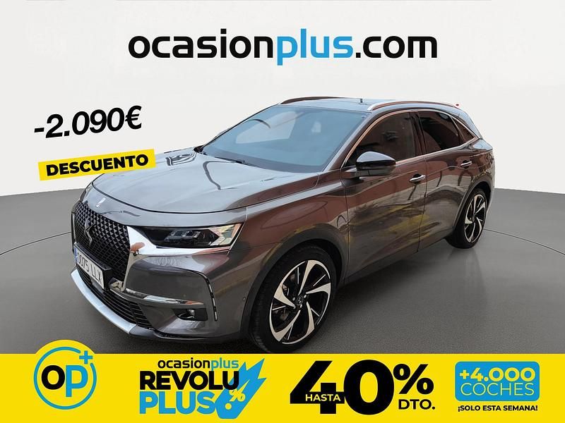 Usado DS Automobiles DS7 Crossback Grand Chic 225 CV (165 kW) 2020 Gris SUV