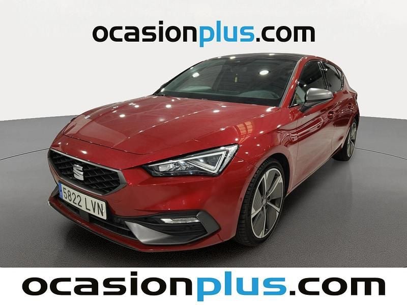 Rojo Usado 2021 Seat Leon FR Utilitario | 21.719 € (Precio justo) - Imagen 1/4