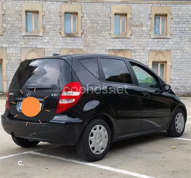 Usado Mercedes A160 Elegance 82 CV (60 kW) 2006 Negro Monovolumen