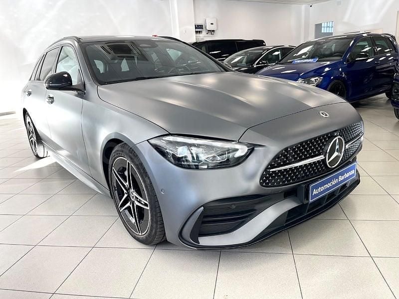 Usado Mercedes C220 200 CV (147 kW) 2021 Gris / plata Familiar