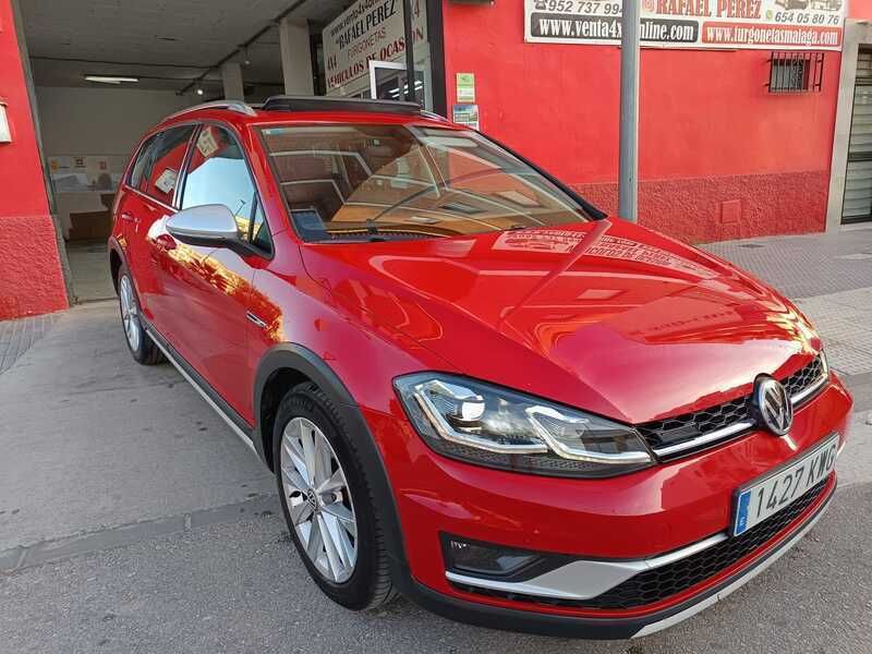 Rojo Usado 2019 VW Golf VII Sport Familiar | 18.500 € (Caro) - Imagen 1/4