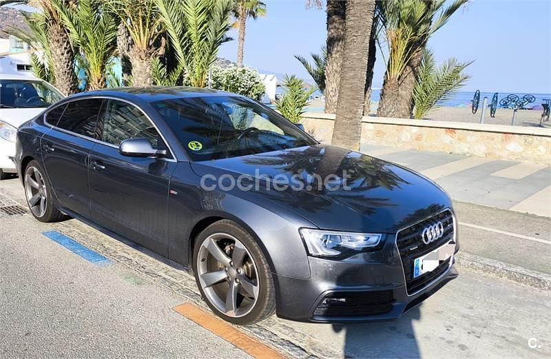 Usado Audi A5 Sportback 190 CV (139 kW) 2015 Negro Utilitario