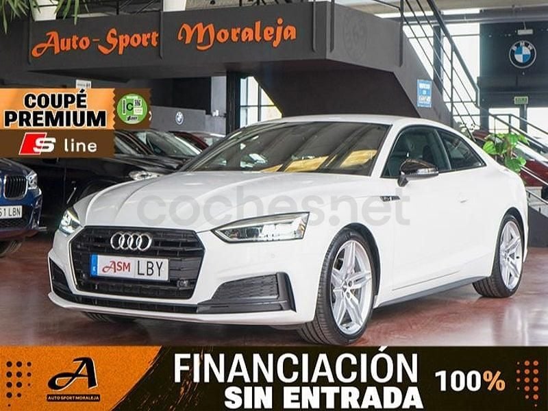 Usado Audi A5 S-Line 190 CV (139 kW) 2019 Blanco Coupe