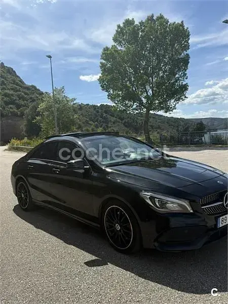 Usado Mercedes CLA220 177 CV (130 kW) 2018 Negro Berlina